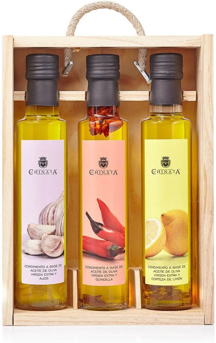 AOVE aromatizado con ajo – La Chinata