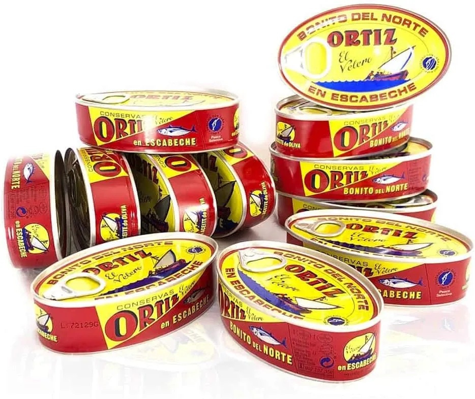 Bonito del Norte en aceite de oliva lata 220 g – Ortiz