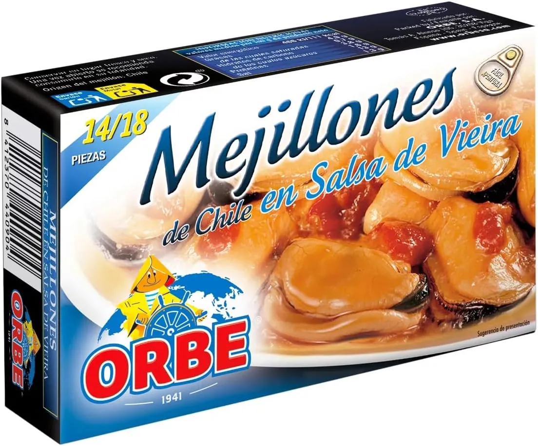 Mejillones en salsa de vieira – Conservas de Cambados