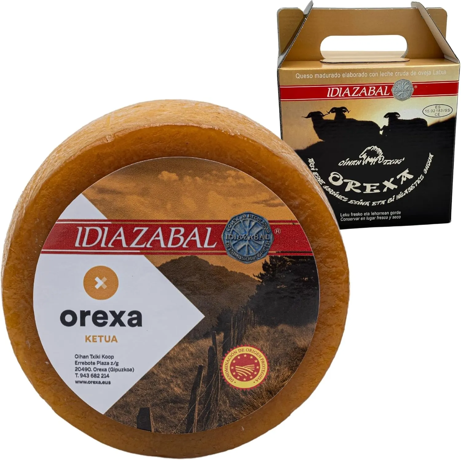 Queso Idiazabal Ahumado D.O.P. (La Vasco-Navarra)