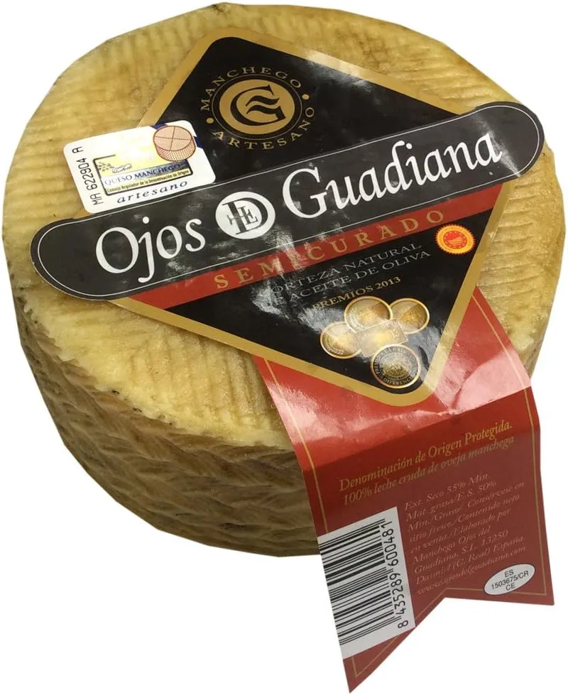 Queso Manchego Artesano Semicurado (Ojos del Guadiana)