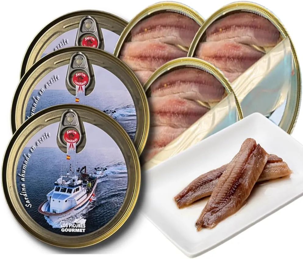 Sardinas ahumadas en aceite de oliva – Güeyu Mar