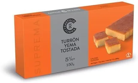Turrón de Yema Tostada artesanal Vicens